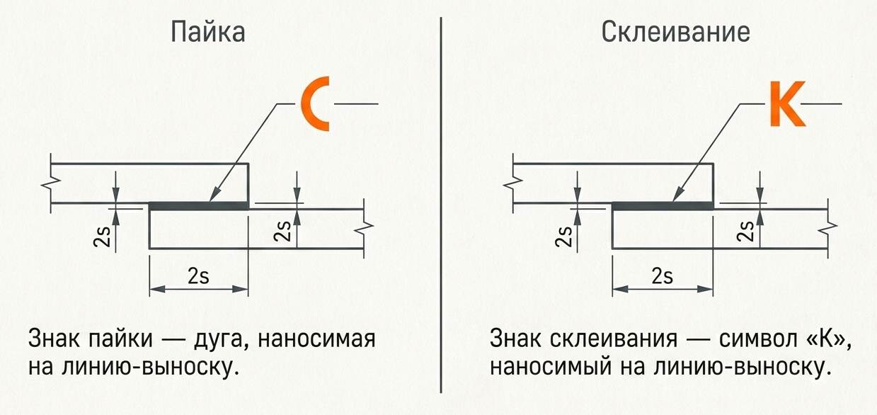 Отличие пайки от склейки