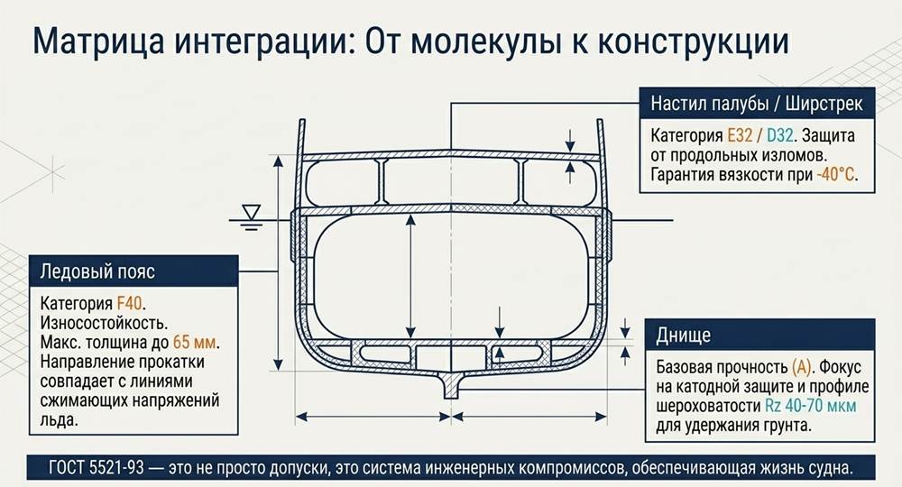 Применение в судовых конструкциях